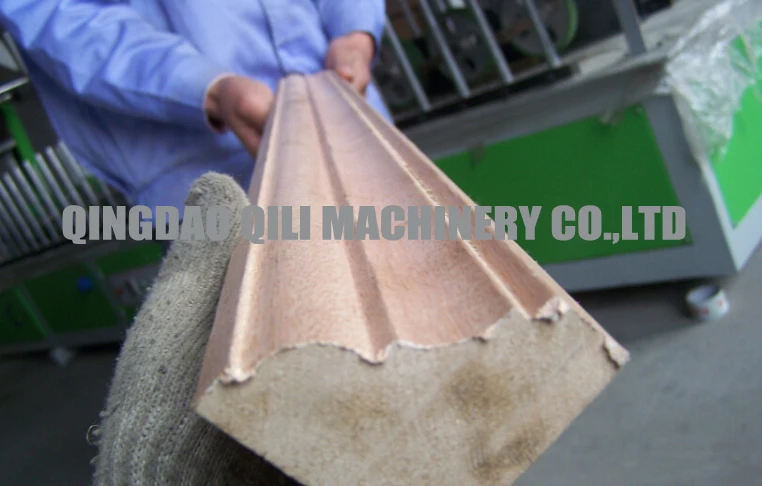 UPVC Profile Film Membrane Press Machine with PUR Hotmelt Glue