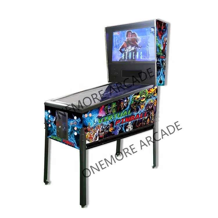 Enhanced 4K 49'' Virtual Pinball Machine with Full Feedback