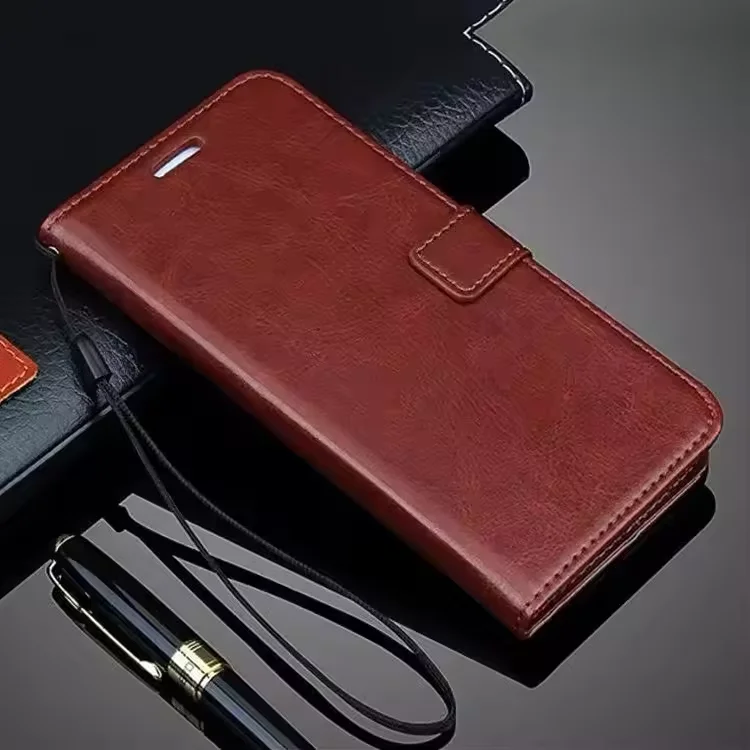 PU Leather Wallet Mobile Phone Case with Credit Card Holder Phone Cover for iPhone 16 15 14 13 12 plus pro max