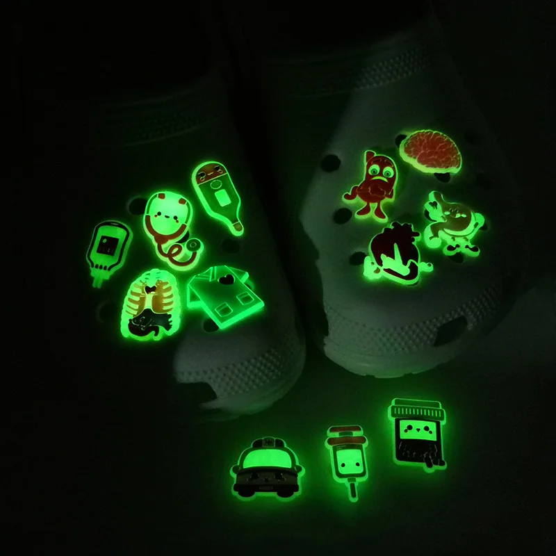 Medicine Style Fluorescent 2d Soft Pvc Shoes Uterus Stomach Glow In The ...