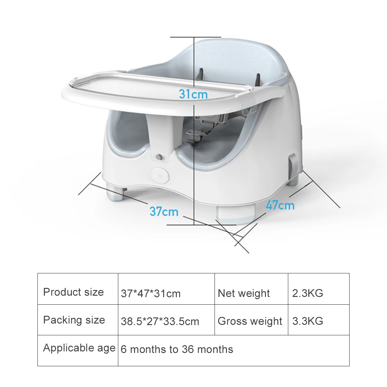 Finehope Factory Wholesale High Quality Baby Vloer Stoel Baby Floor