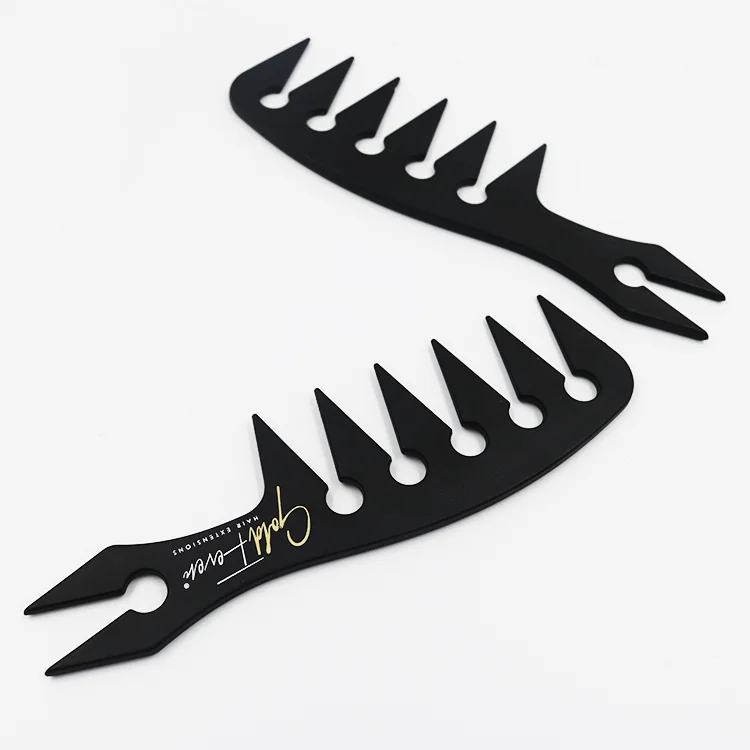 Частный логотип, Мужская масляная расческа, Расческа с широкими зубьями, Стайлинг волос, пушистая расческа, высокое предложение