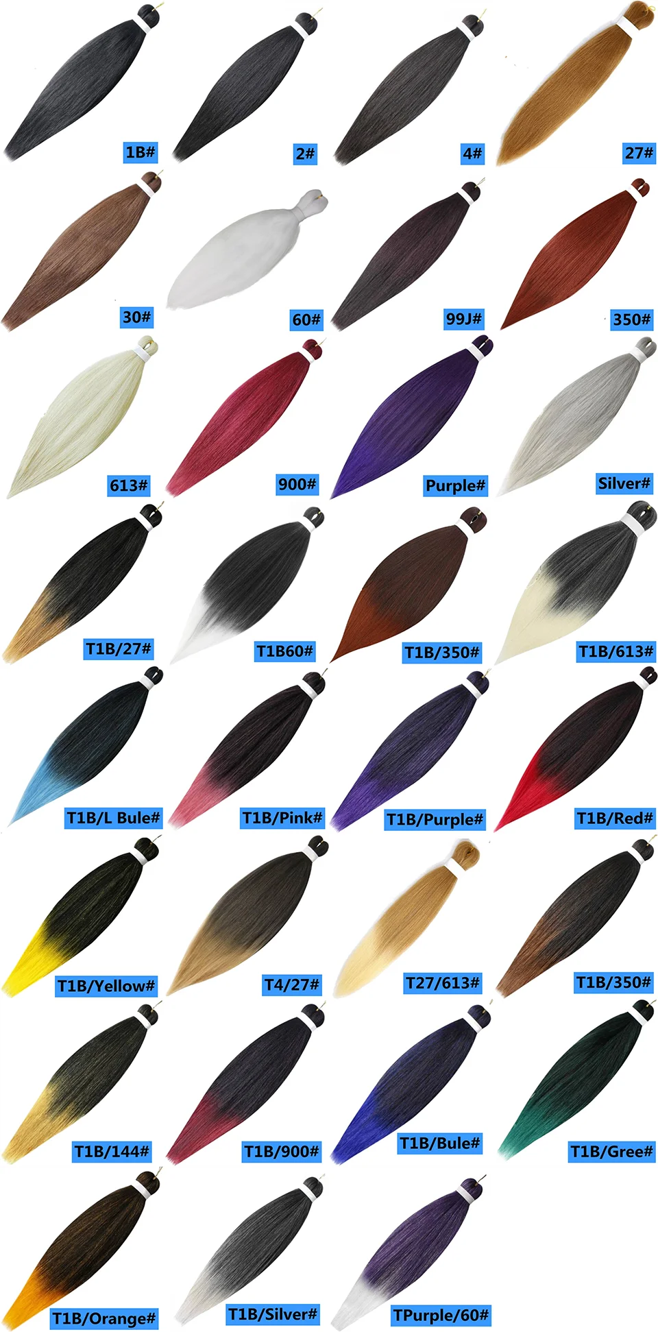 Wholesale Ultra Darling Private Label Ez Braid Salt And Pepper Hair