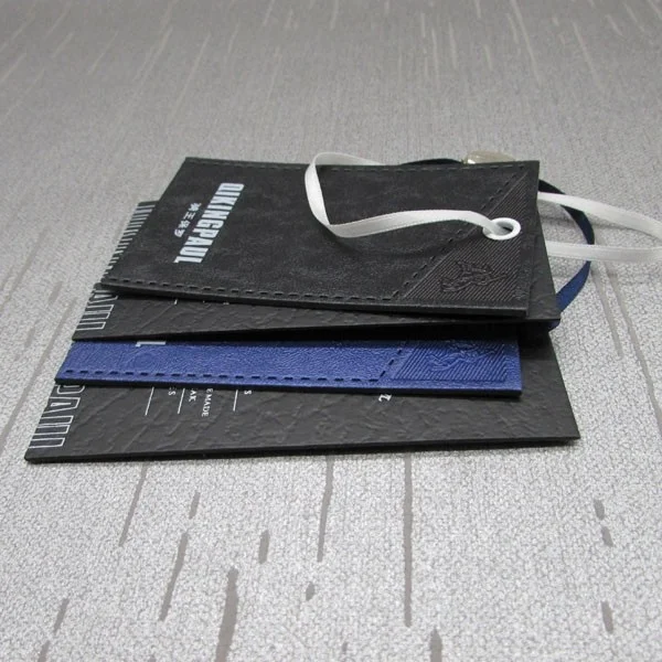 PU Surface Hang Tag Garment Tag Luggage Tag
