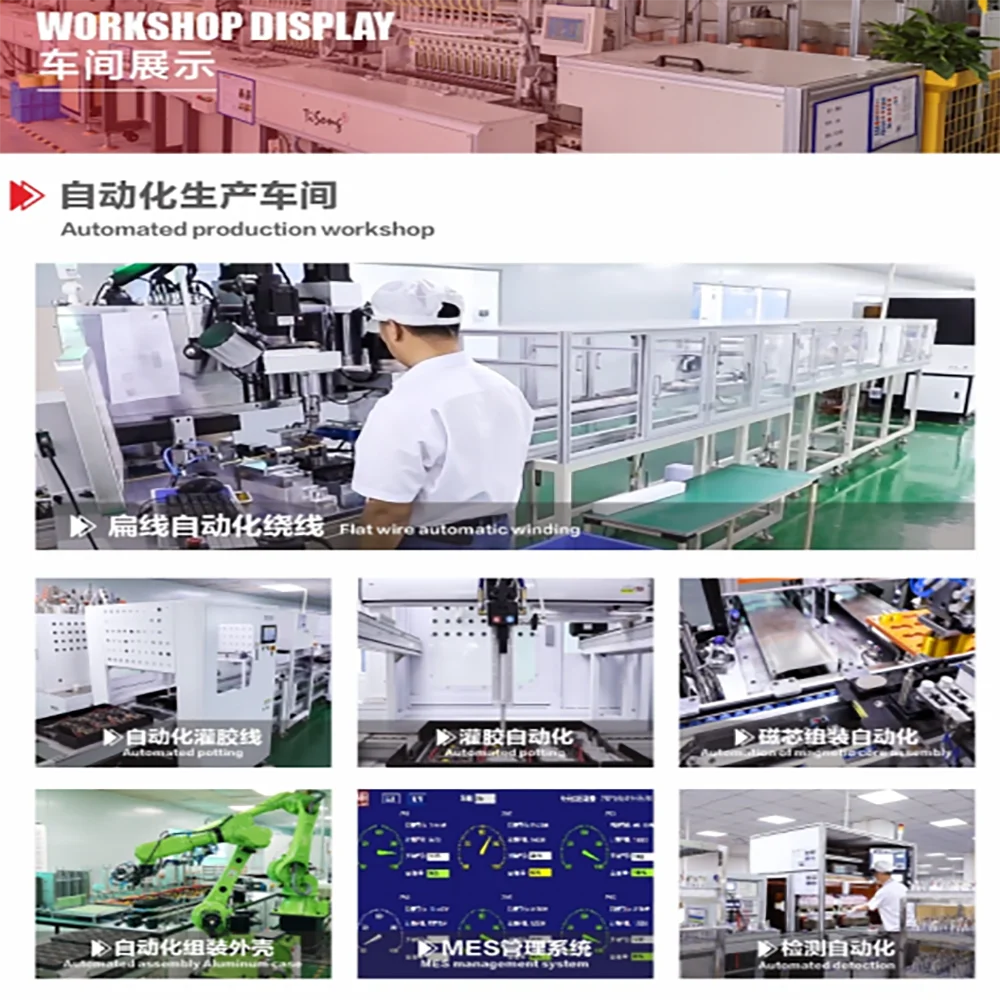 High Efficiency Flat  Wire Core Flat Wire Winding Choke Inductor Custom Design Wide Inductance Range for DC Converter