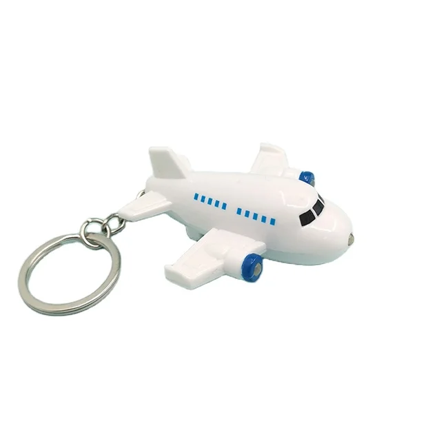 Light up Plane Keychain with Sound Making