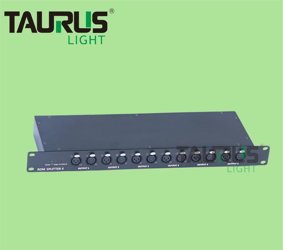 RDM&DMX Splitter 6 Channel Output RDM Equipment Remote Control Light ...