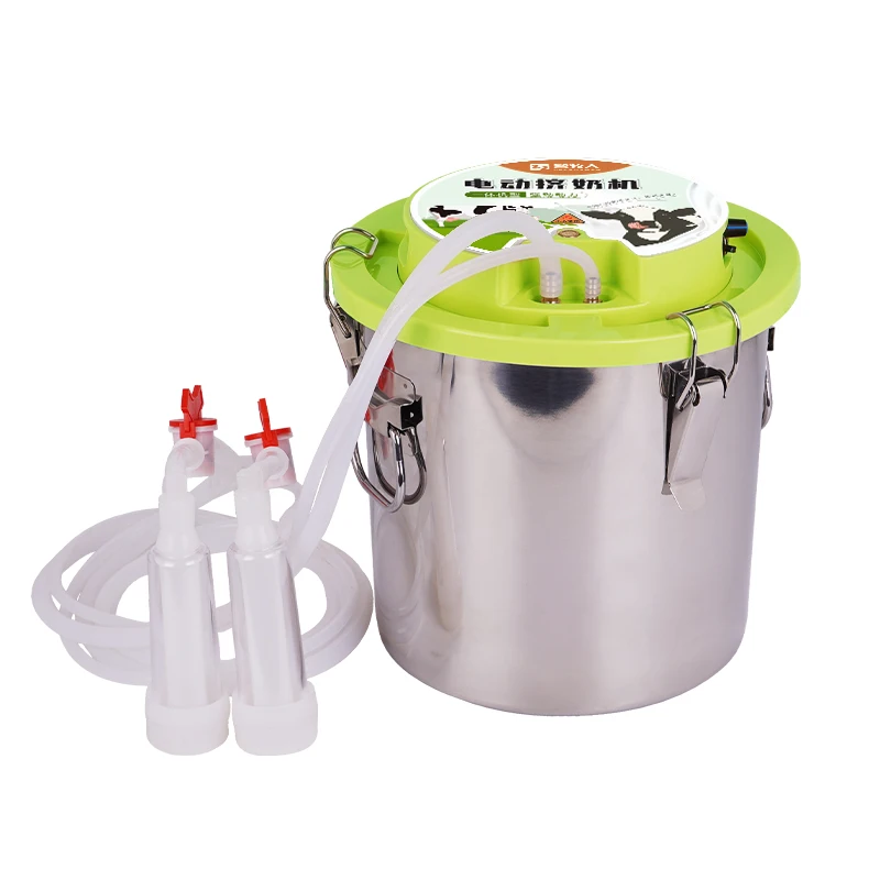 12L Electric Sheep Goat Milking Machine Portable Automatic Stop Milk Sucking Machine for Goats Lamb