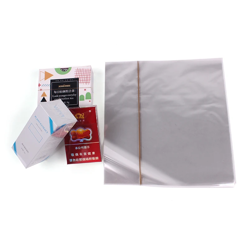 cigarette pack plastic wrap 120mm BOPP Shrink Packaging Film for Box Wrapping - Cellophane Roll Package BOPP, Plastic Food Grade Low Temperature Cellophane Tobacco Cigarette