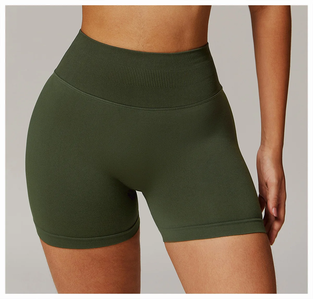 Bermuda donna di grandi dimensioni, va alta, cotone, lacci, lunghezza al ginocchio, casual streetwear, estate  200000345