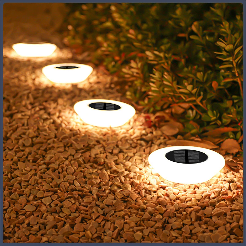 Cheap 14 LED Disc Ground Garden Solar Powered Path Garden Waterproof Lamp Outdoor Ground Light underground light for Landscape