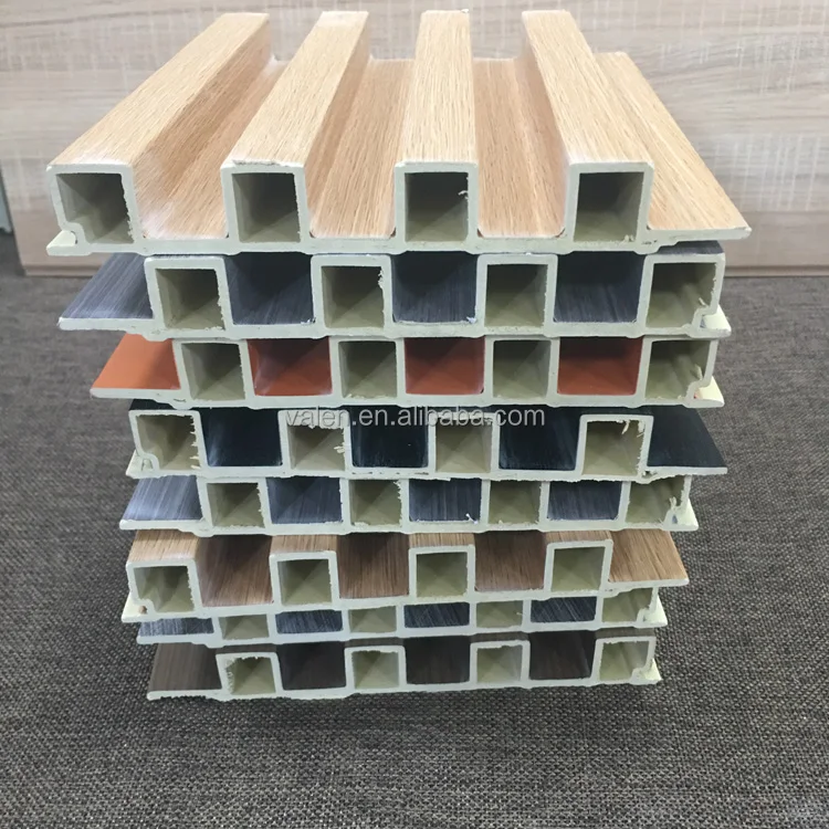 Easy Install Chinese Factory Produces Grooved Fluted Panels Fluted Grille Wall Panel Wallboard