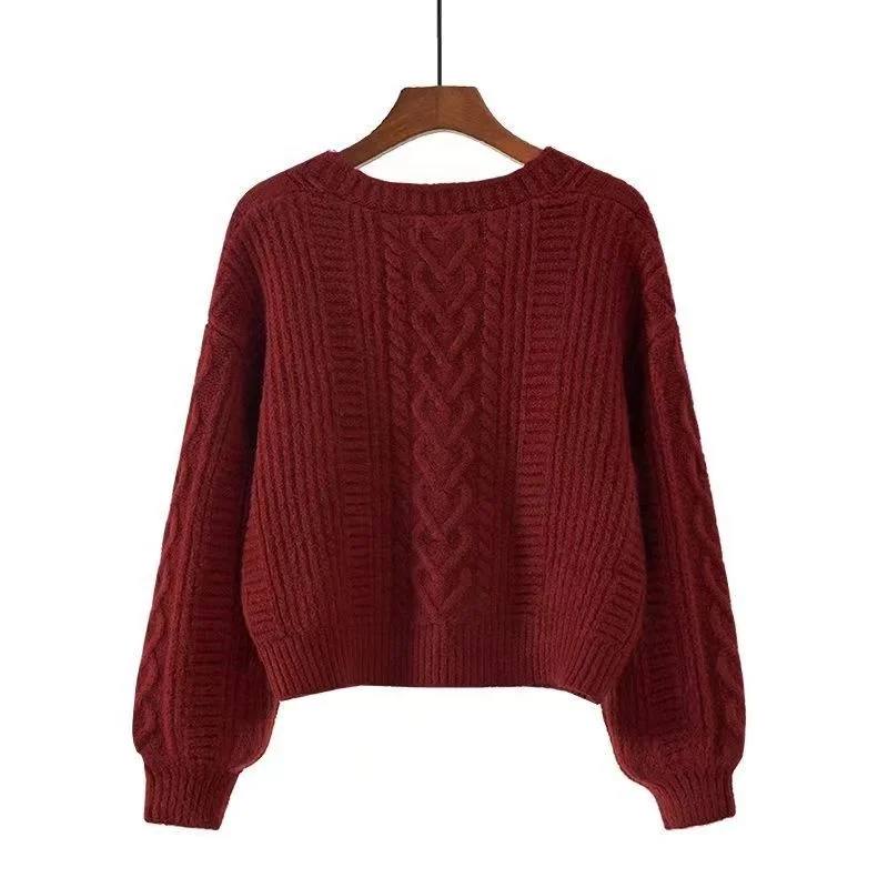 Chinese High Quality Elegant Winter Knit Top Sweater Women Knitted ...