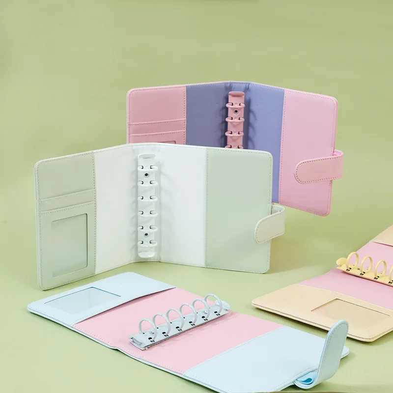 スクエアスタイルマカロンA7バインダーウォレットスモール、A6