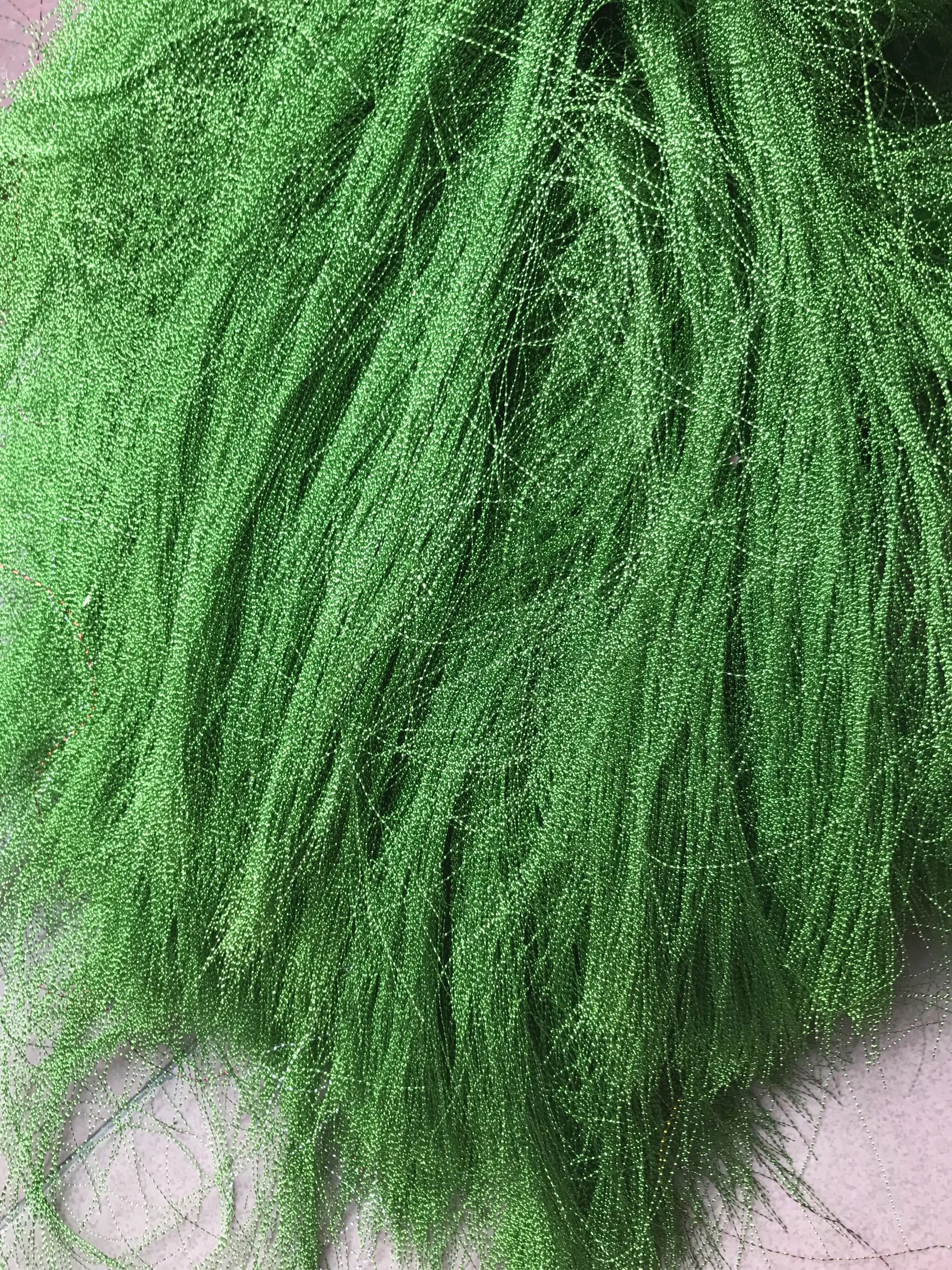 Праздничное украшение, волокна Анжелины