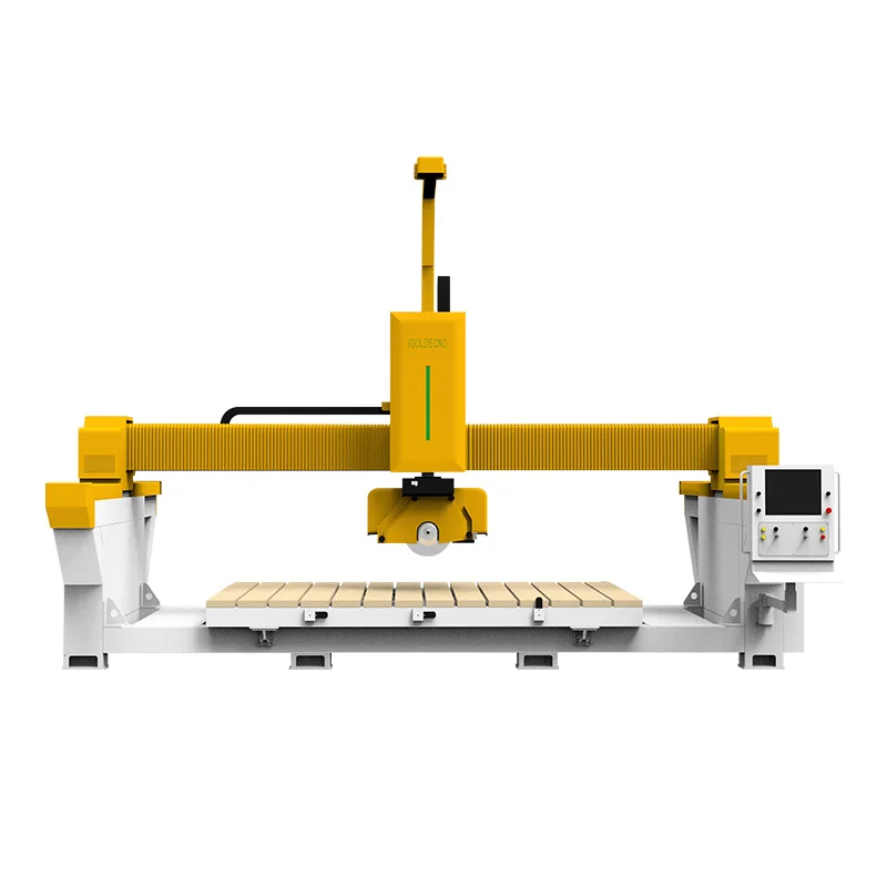 Granite Bridge Saw 5 Axis 4th Axis Quarry Stone Cutting Marble Granite Tile Kitchen Countertop Polishing Machines