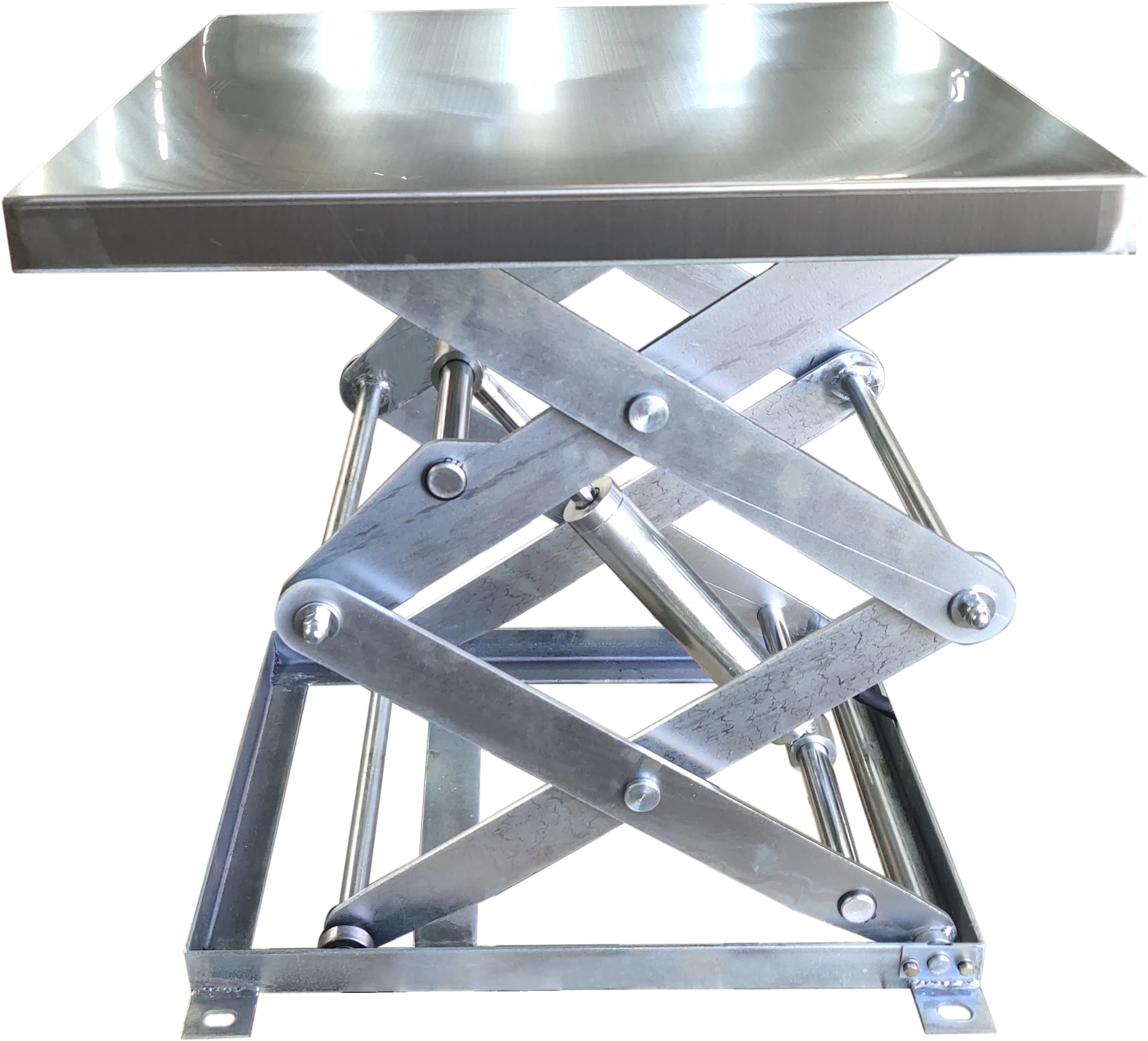 ZX Mini Stainless Steel Scissors Lift Table for Lab
