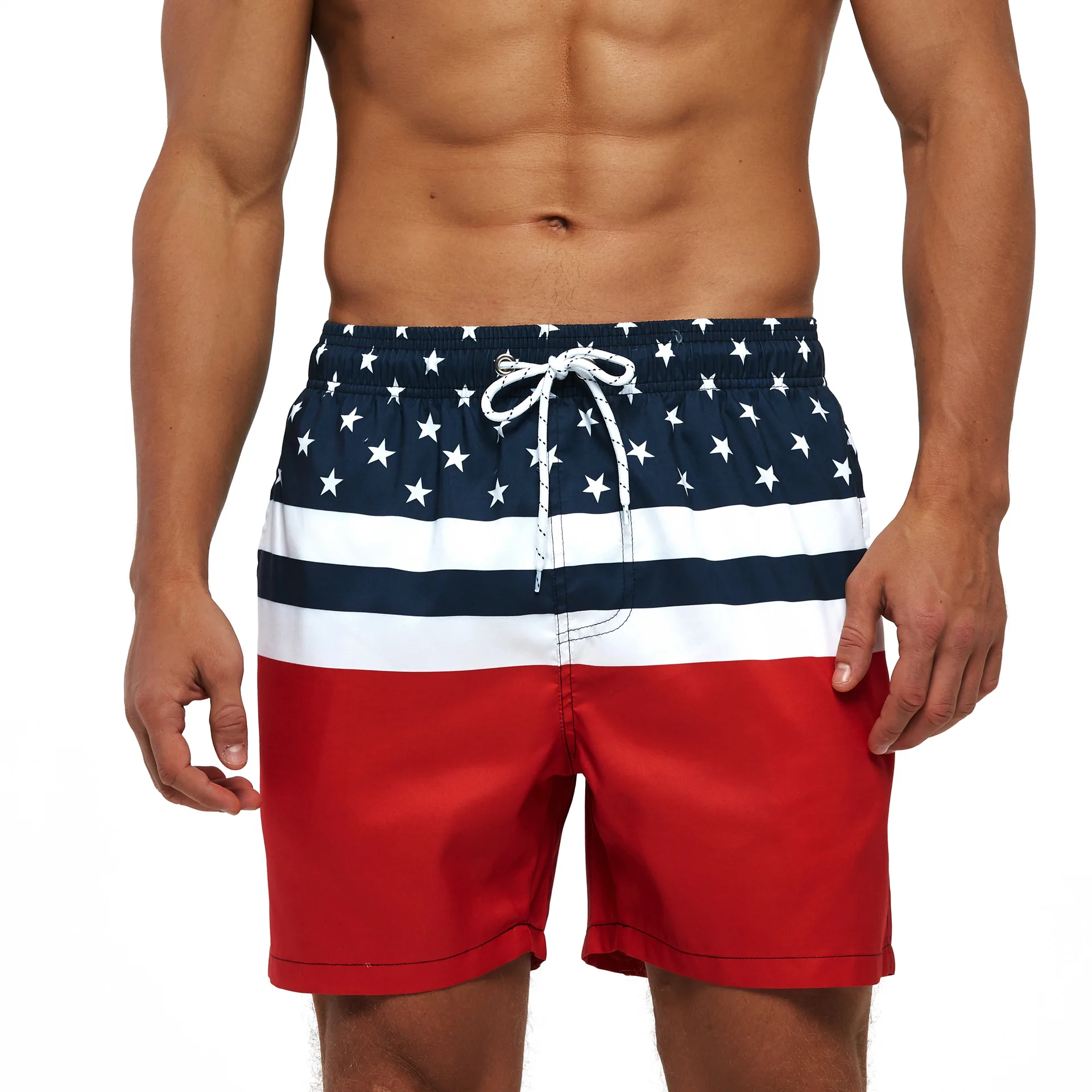 custom 100% polyester swimming prints shorts high quality breathable swim shorts for men42_voghion.com