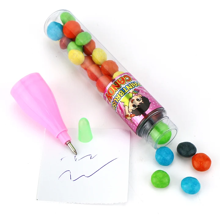 pen with chocolate
