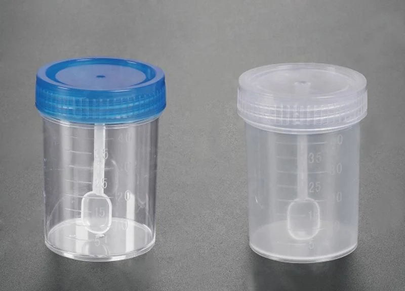 Plastic Disposable Medical Stool Urine Blood Feces Testing Container Tube Collector Making Injection Moulding Molding Machine