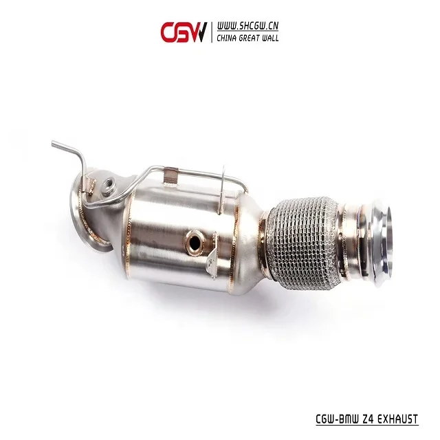 Growling Sound Auto Parts Stainless Steel Downpipe Manifold With Heat Shield for BMW Z4 G29 2.0T MY 2019 Header