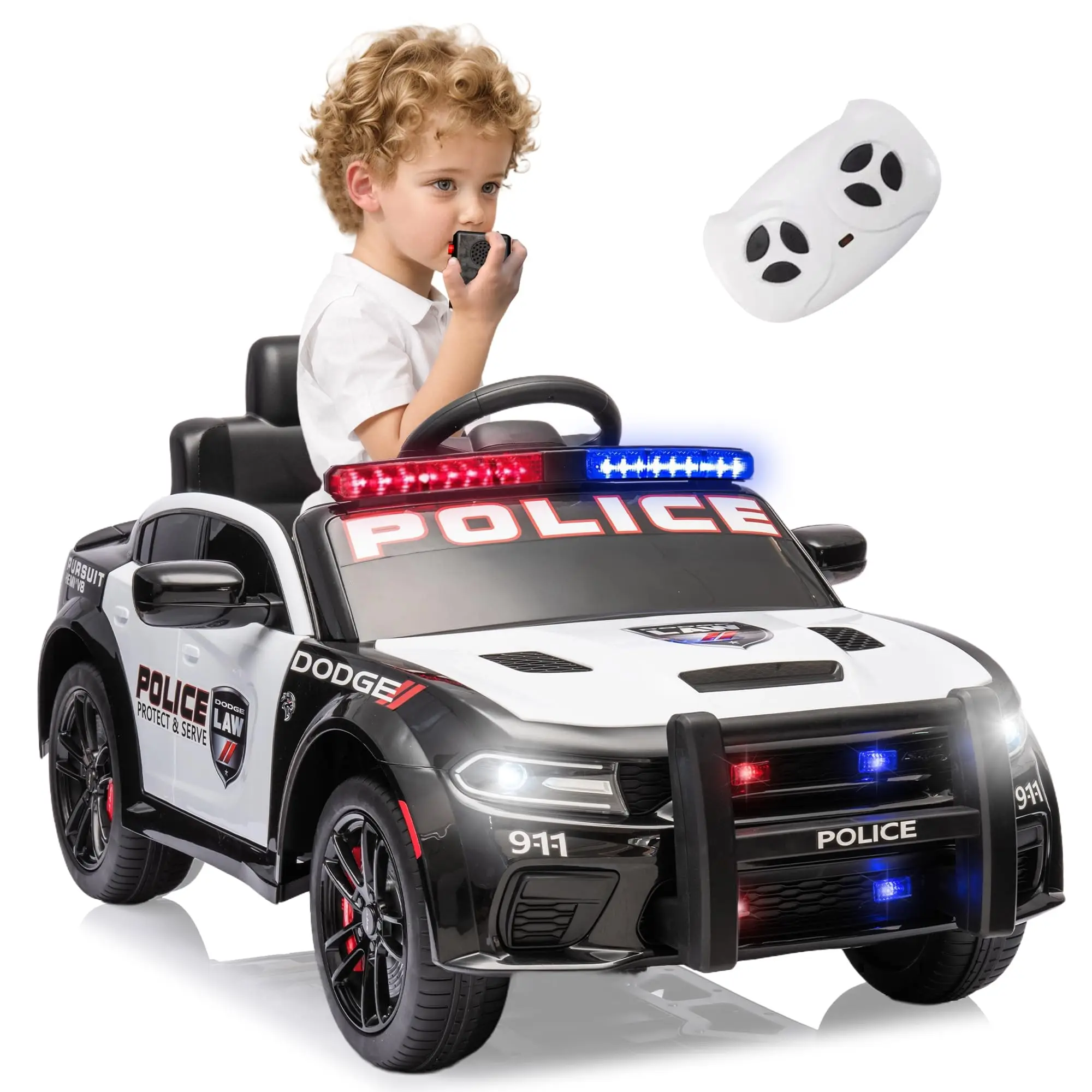 子供用電動乗用　ポリスカーDODOE LAW CHILDREN POLICE 子供用電動乗用 ポリスカーDODOE LAW CHILDREN POLICE