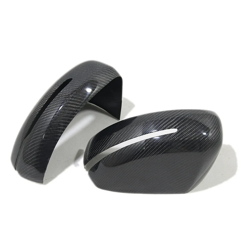 Carbon Fiber Side Mirror Cover Caps For AUDI R8 2013-2015