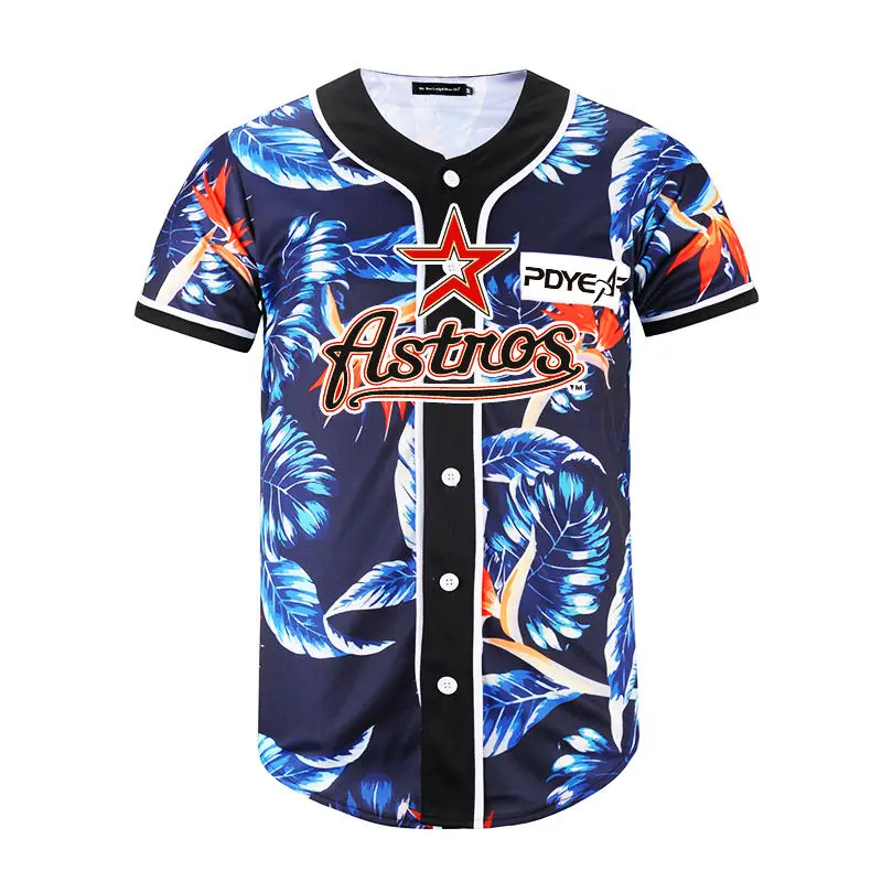 Source Classical Astros Shirt Baseball Sublimated Jersey Stripe