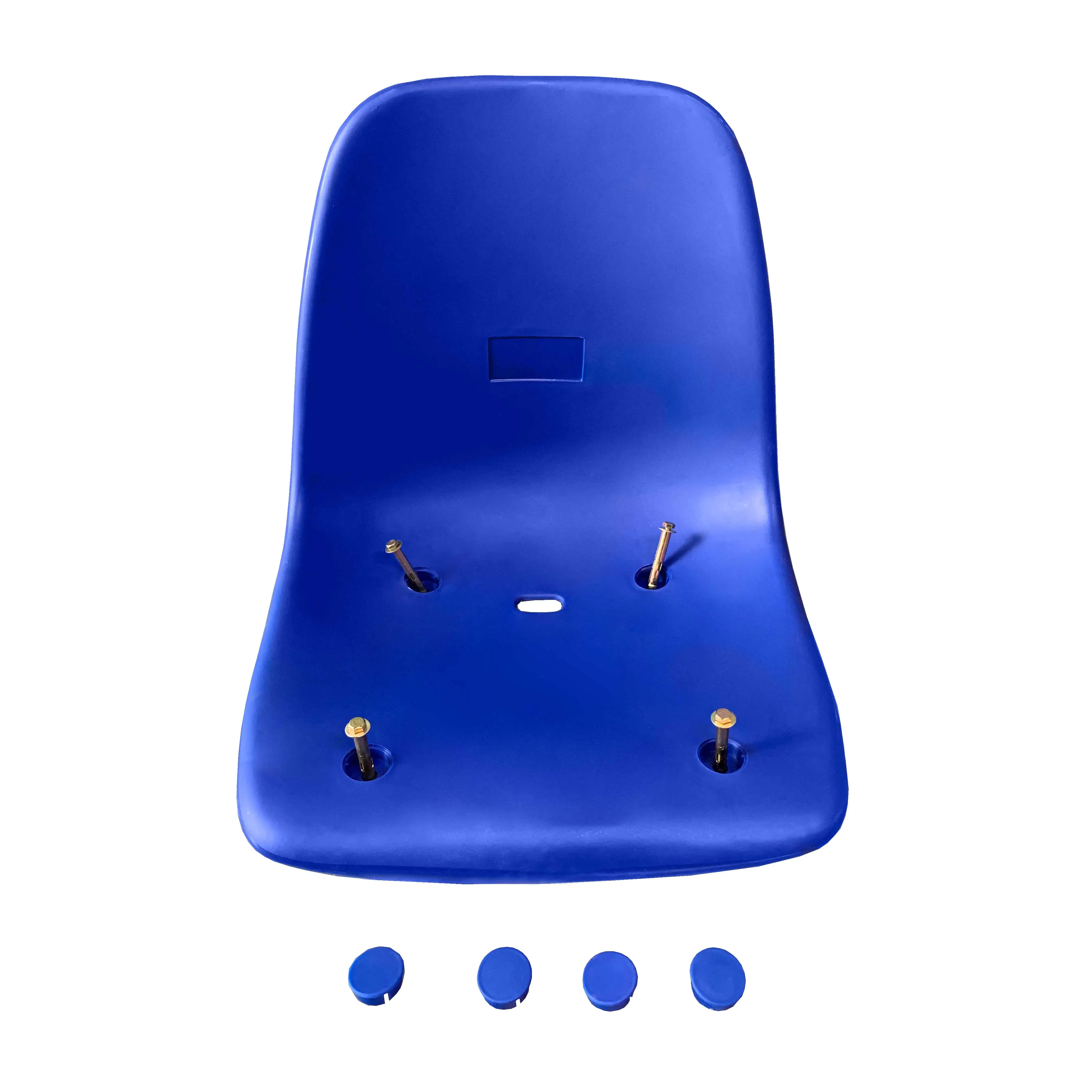 Stunity Easy Install Plastic Floor Mounted Permanent Football Stadium Seat for Outdoor or Indoor