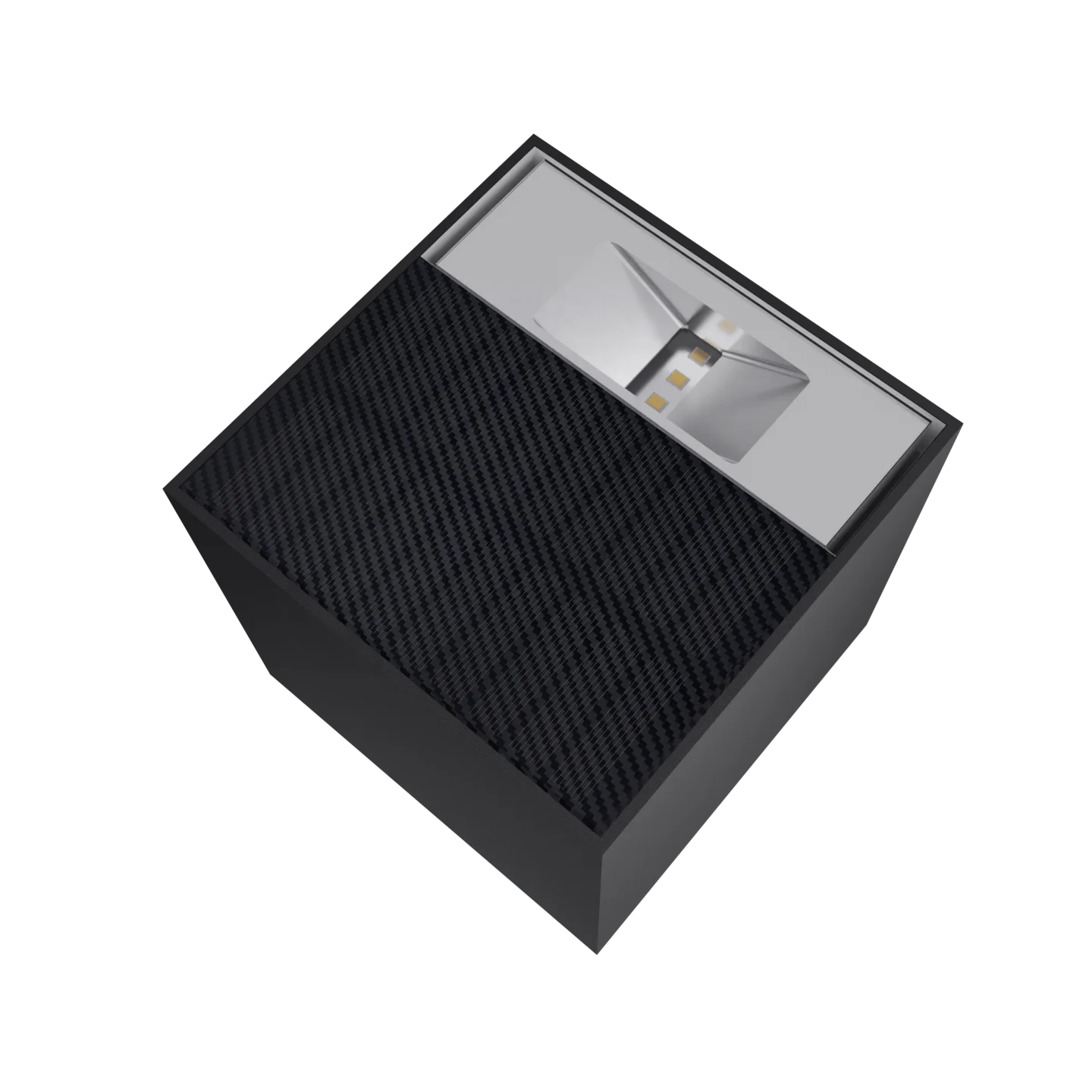 Up and Down Outdoor Solar Lights, Cube Design LED Solar Outdoor Deco