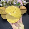 yellow Jade Pac-Man Carving