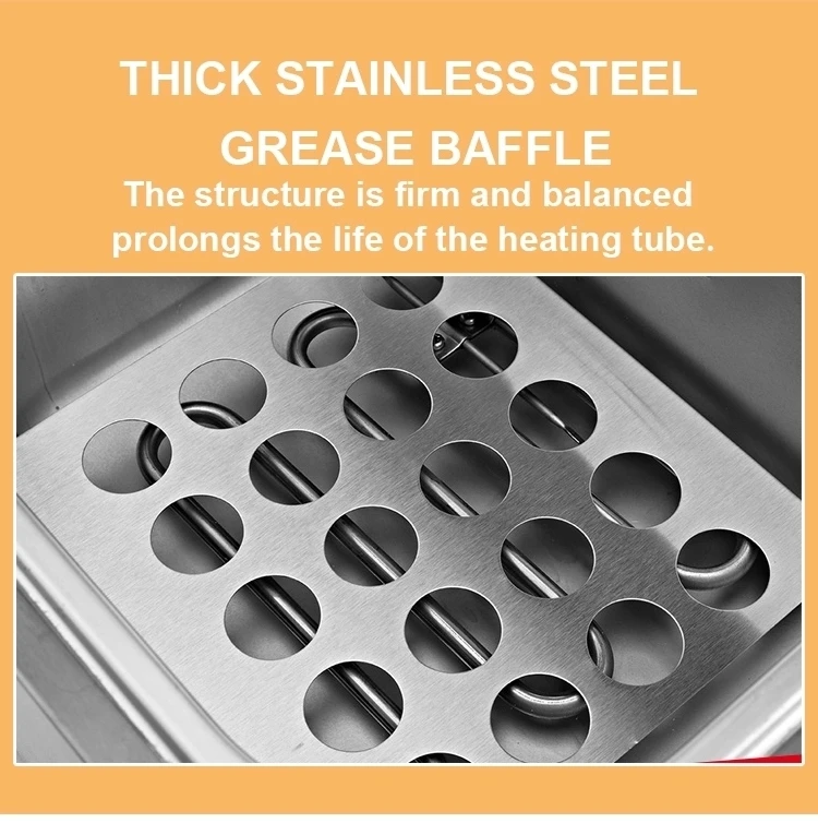 Top Seller Stainless Steel Commercial Gas Griddle Deep Fryer Chicken Chips Pressure Deep Fryer manufacture