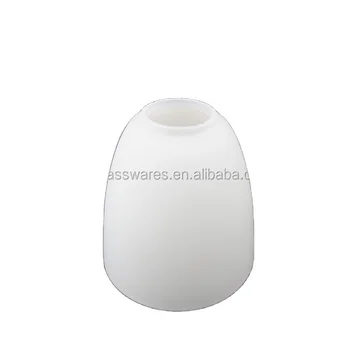HAND BLOWN OPAL WHITE FROSTED GLASS PENDANT LAMP SHADE