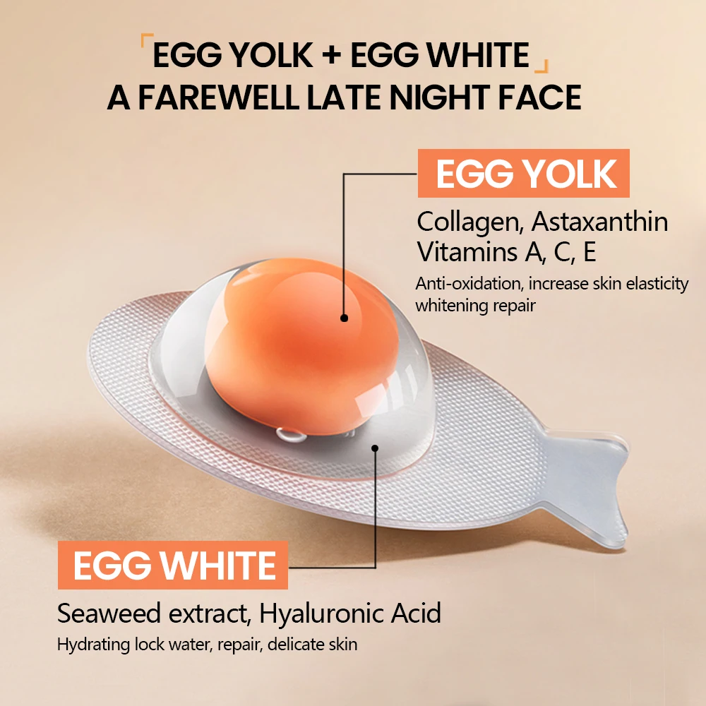 Korean Egg Face Mask Quickly Repair Skin Care Products Anti Aging