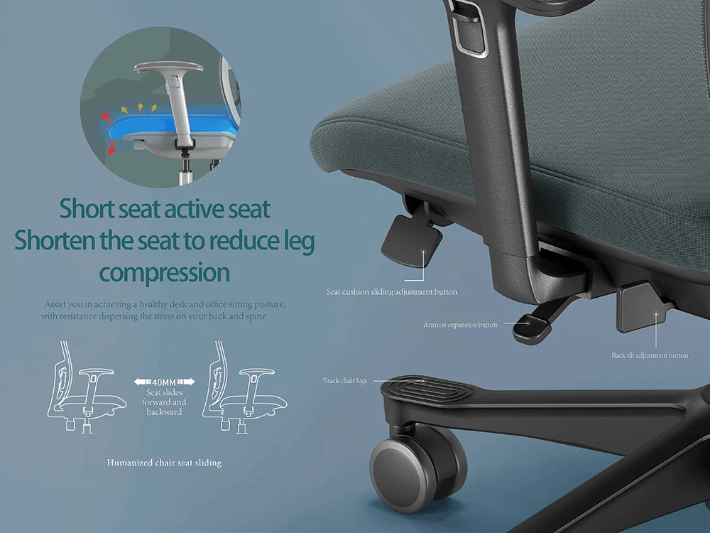 Comfortable Modern Designer Swivel Recliner Chair Ergonomic Office Computer Chair With High Quality Mesh Metal Material China