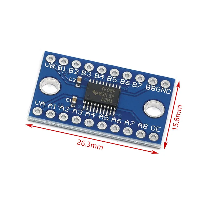 3.3V 5V TXS0108E 8 Channel Logic Level Bi-directional Converter Module TXB0108 Mutual Convert Module TXS0108