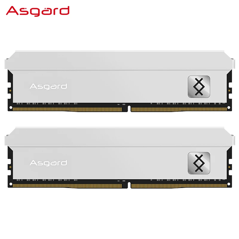 Asgard DDR4 RAM 16GB(8GBX2pcs) 3200MHz Memoria Ram Memory Desktop  Gaming Silver Metal Cooling Shell 16gb Ddr4 Ram for PC