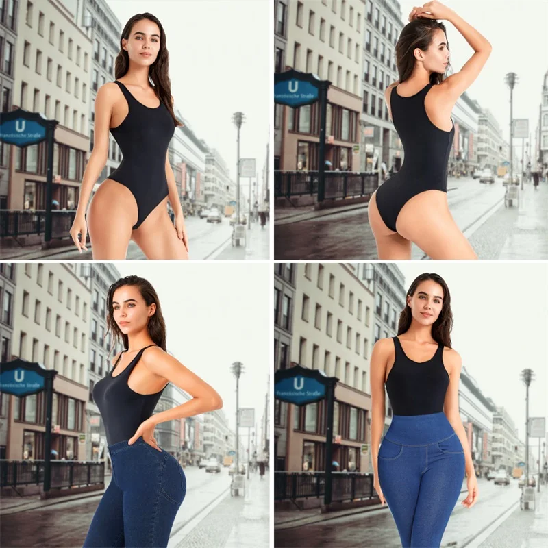 Hot Sale Plus Size Women Tummy Control Slim Body Seamless Panty Shapwear Thong Bodysuit High Waist Trainer Shaper factory