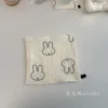 Tapis de pot Miffy en fil de coton, environ 18 x 18 cm