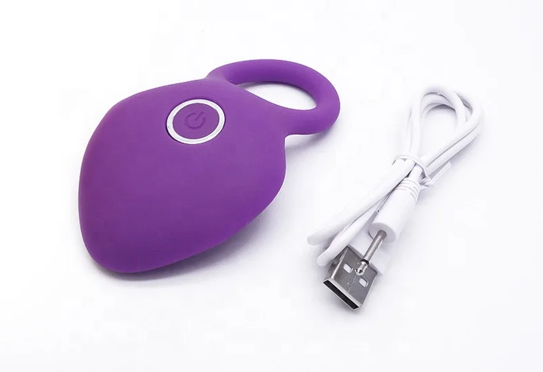 Silicone Relax Massage Wireless Quiet Cock Ring Toy USB Charging Powerful Strong Vibration Delay Ring