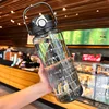 Bright black 2000ml resistant portable double drink cup lid]]