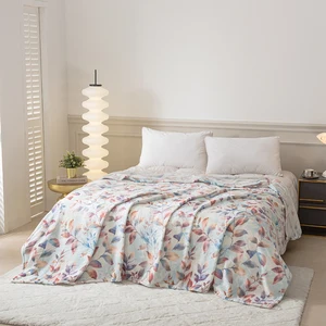 Custom Digital Printed Blankets 100% Polyester Microfiber Blanket Four Season Use