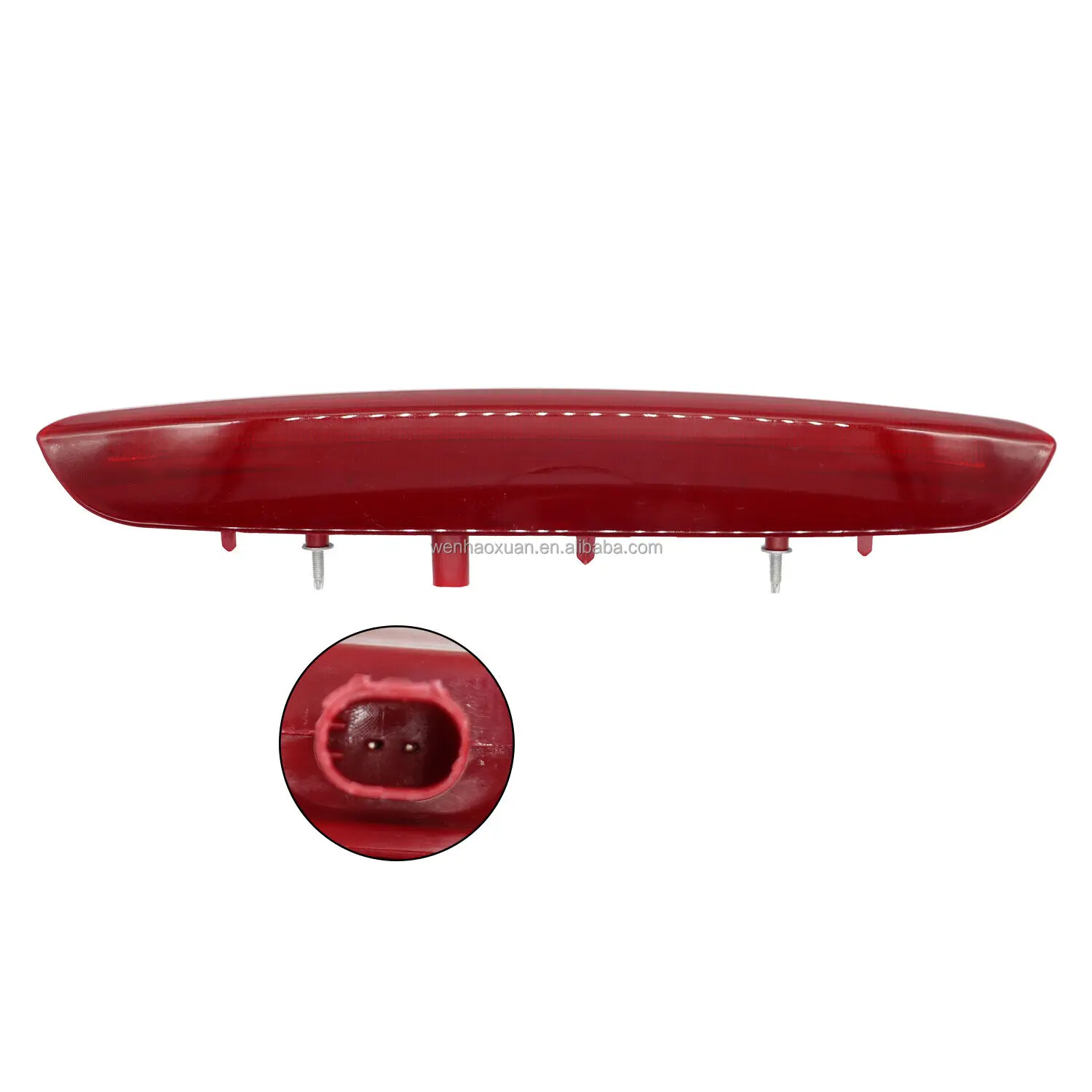 Fanale Posteriore Alto Stop Per Jeep Renegade 2015-2020 - Ricambio 68247167AA, Rosso/Nero