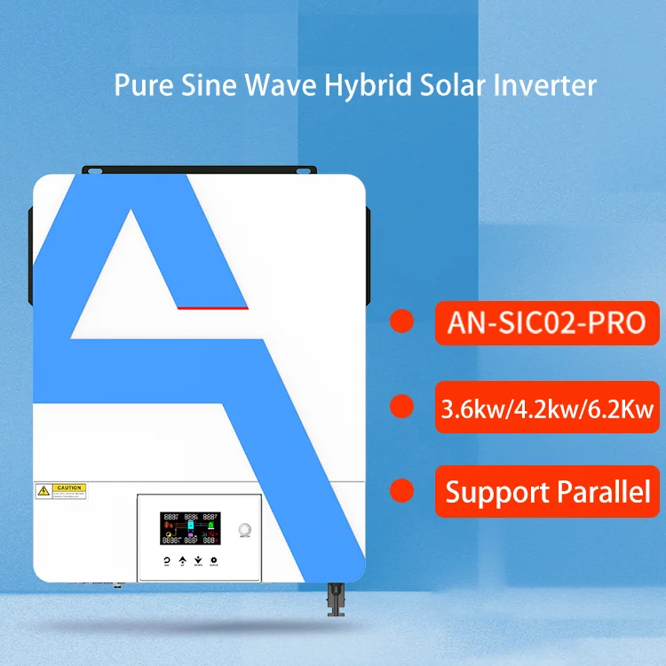 Anern High Quality on Grid off Grid Solar Inverter 48v 6200w