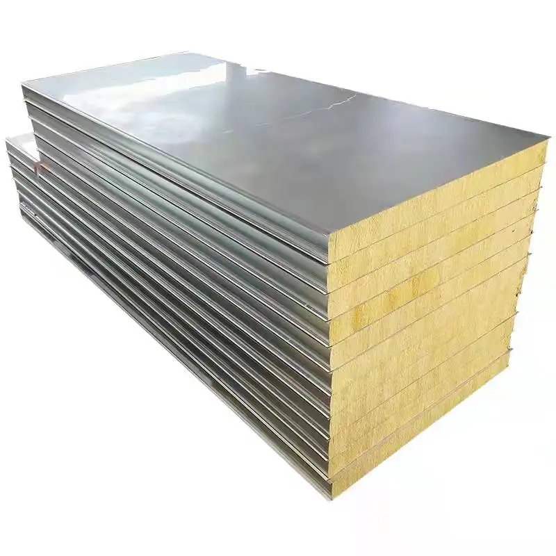 product 2022 hot selling high quality aluminum eps cement production line glass wool sandwich panel-6