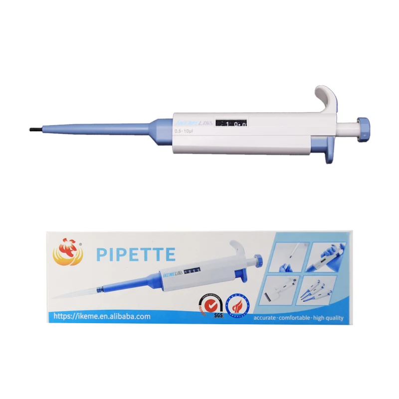 Laboratory Pipette Gun Digital Adjustable Dragon Pipette Medical Pipet Supplies Micropipette