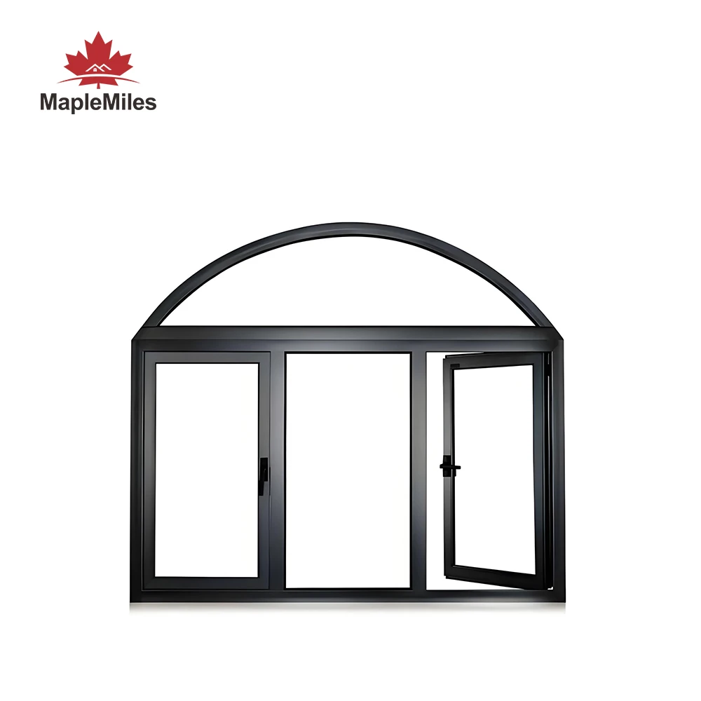 MapleMiles 48 X 48 High Quality Heat Insulated Double Glass Home Inswing Casement Windows