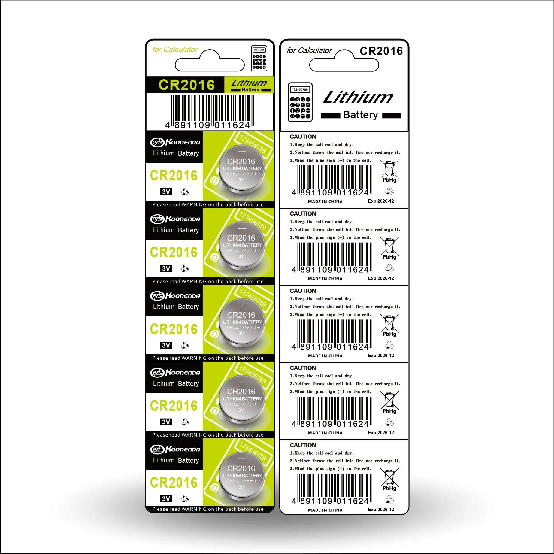 led light coin LiangBa 2032 button cell lithium baterias 3V CR2032 2025 2016 batteries