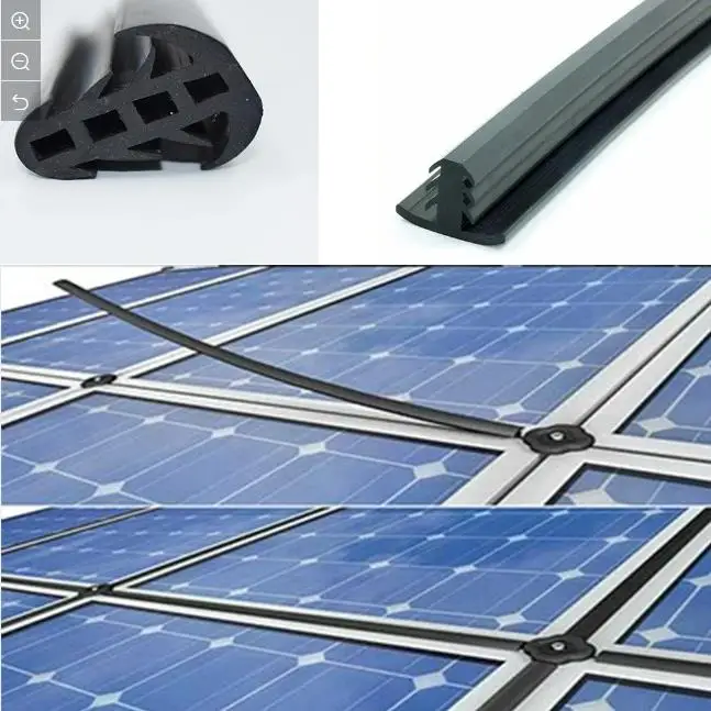 T Channels Caulking Solar Panels Gap EPDM T-Gasket FILLING JOINTS ...