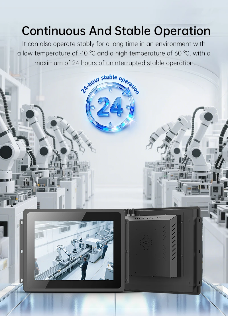 High Quality Industrial All-in-One Touch PC 21.5" IP65 PCAP Capacitive J9001/i5/i7 CPU Linux/Windows Fanless Embedded Panel PC